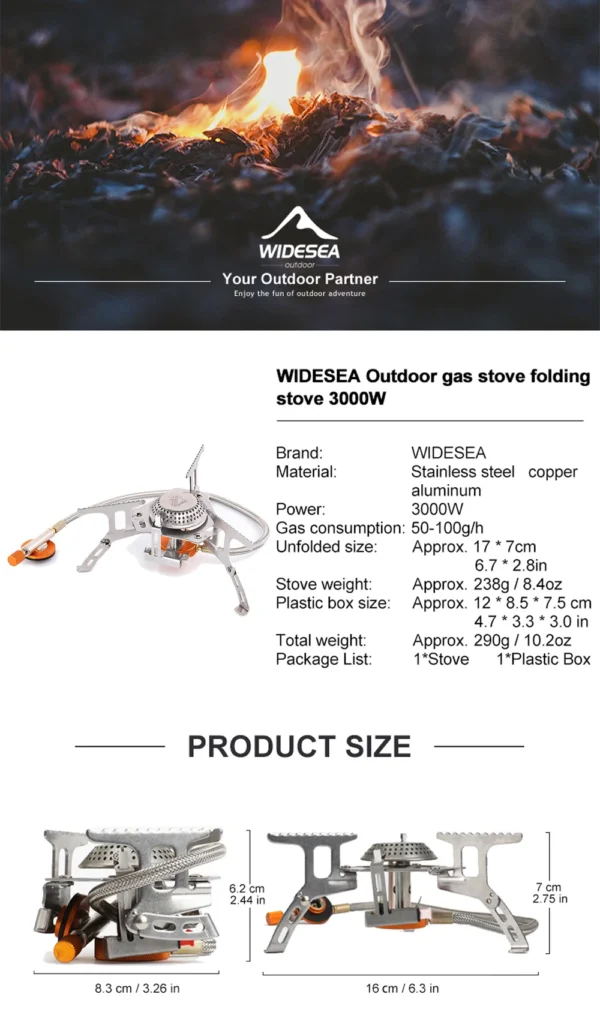 Gas Stove Burner on feet