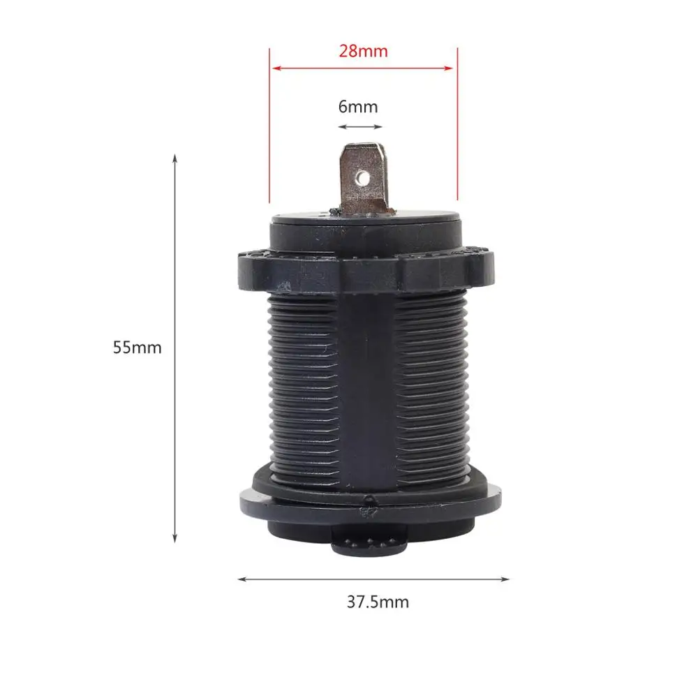 cigarette lighter socket power adapter Cigarette Lighter Plug to 2-Pin Radio Connector (HF2) Adapter Cable
