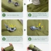 Sleeping Pad with Built-in Pillow & Pump