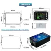 Battery Capacity Monitor 0-120V 100A/400A/600A + Bluetooth