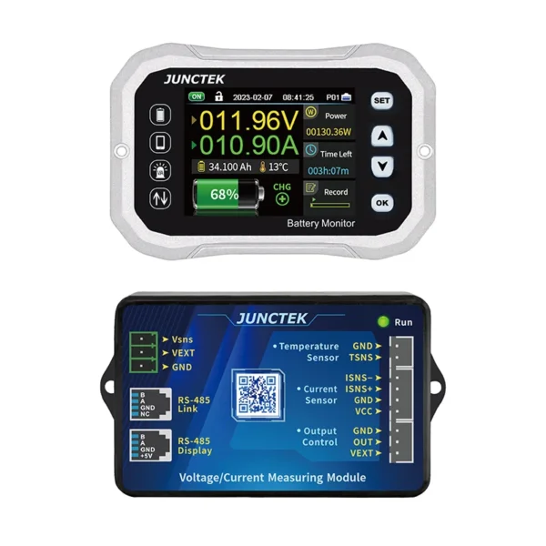 Battery Capacity Monitor 0-120V 100A/400A/600A + Bluetooth