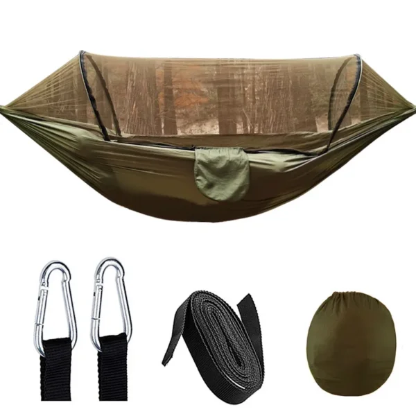 Hammock with integrated Mosquito Net