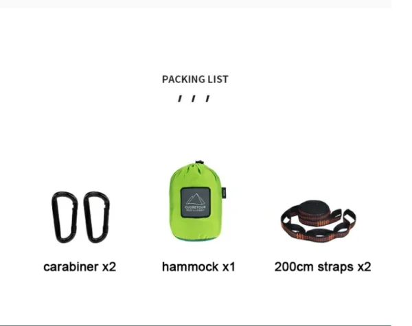 Portable Single/Double Hammock