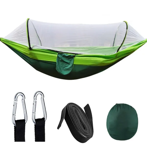 Hammock with integrated Mosquito Net