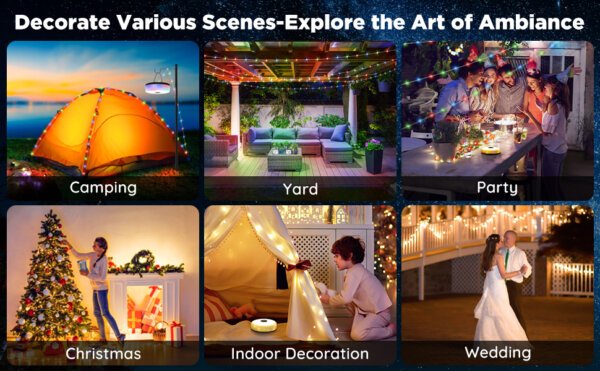 2-in-1 Solar String Lights