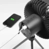 3-in-1 Camping Fan + Light + Power Bank