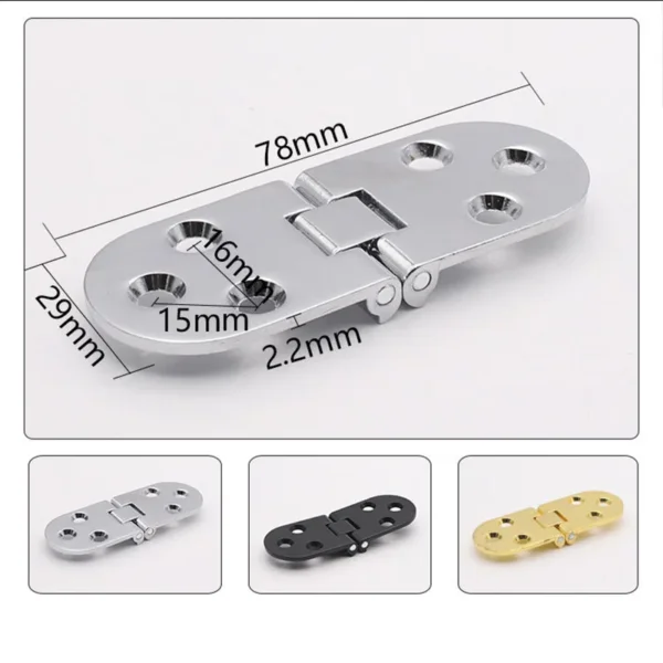 2pcs Self Supporting Folding Hinges