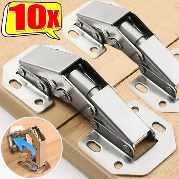 10pcs Steel Cabinet Hinges