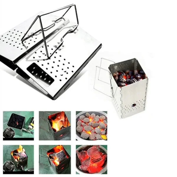 Foldable Charcoal Starter