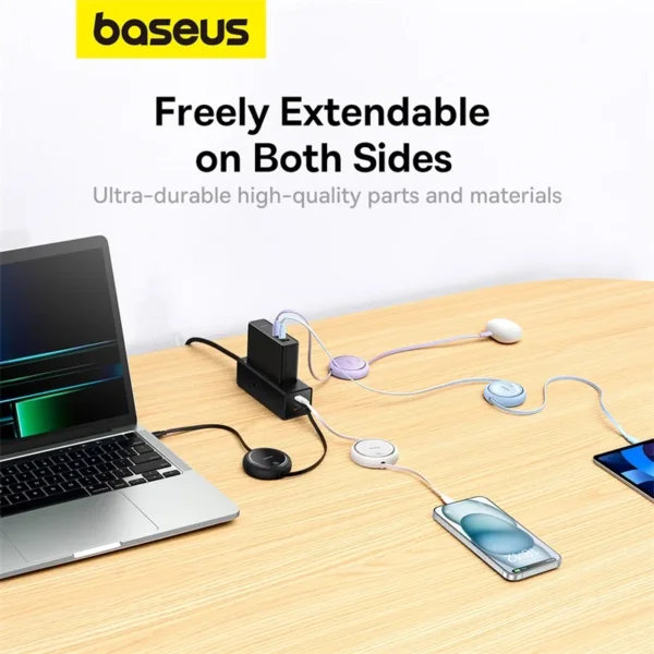 Retractable USB-C Cable 100W