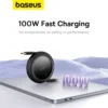 Retractable USB-C Cable 100W