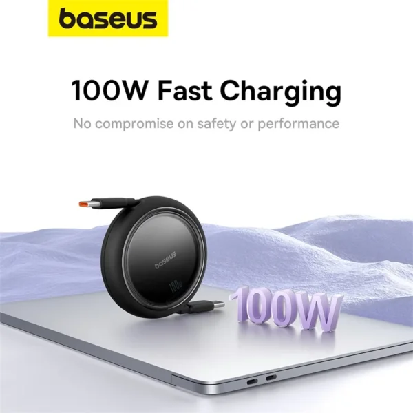 Retractable USB-C Cable 100W