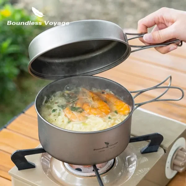 Titanium Pot and Pan Set