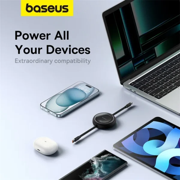 Retractable USB-C Cable 100W