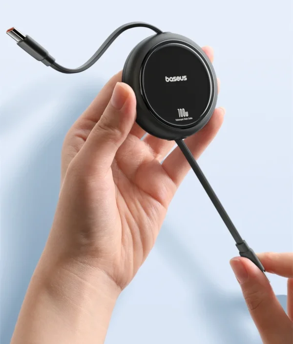 Retractable USB-C Cable 100W