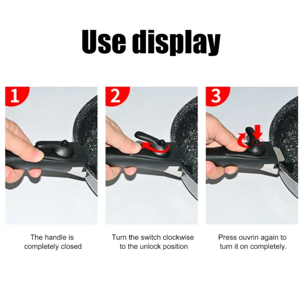Universal Removable Pan/Pot Handle