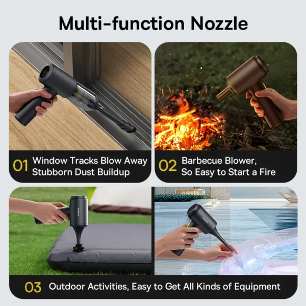 Car Vacuum Cleaner with Blowing Function
