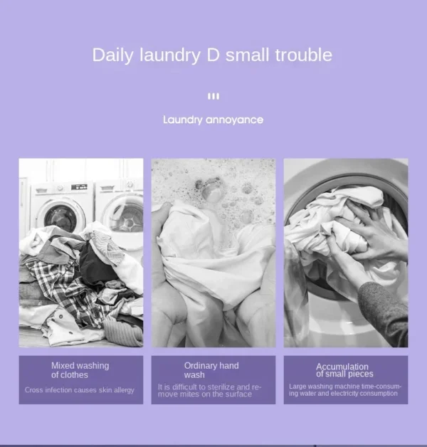 Portable Foldable Washing Machine with Dry Spin