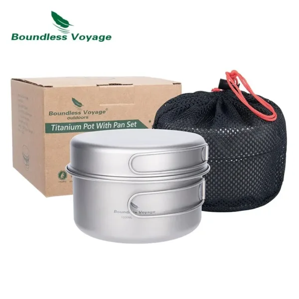 Titanium Pot and Pan Set