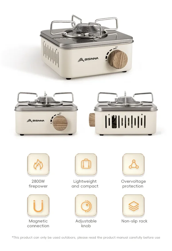 Portable Compact Gas Cartridge Stove