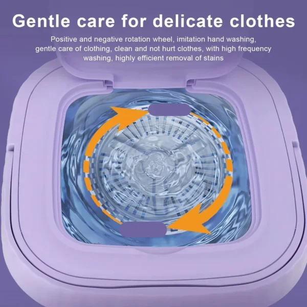 Portable Foldable Washing Machine with Dry Spin